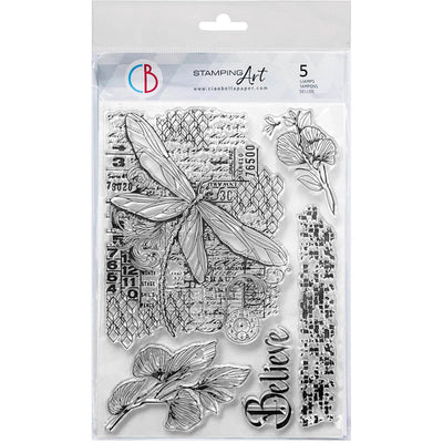 Fly Through Dreams 6x8 in. Clear Stamp Indigo Collection by Ciao Bella PS8071
