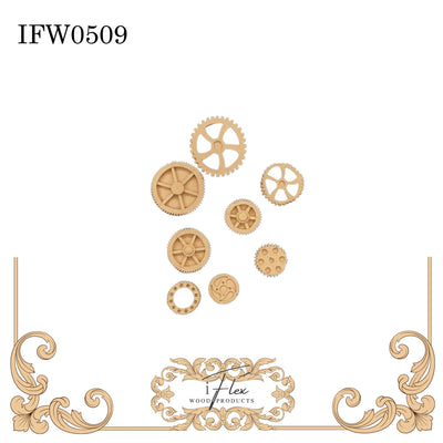 8 Piece Gears IFW 0509