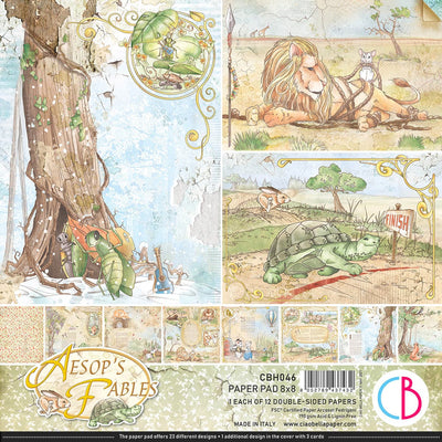 Aesop's Fables Paper Pad 8x8 12/Pkg by Ciao Bella