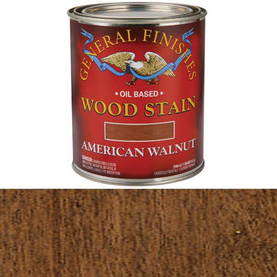 American Walnut Oil Based Wood Stain by General Finishes