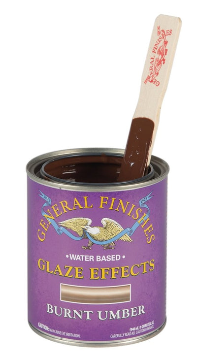 Clearance General Finishes Burnt Umber Glaze Effects
