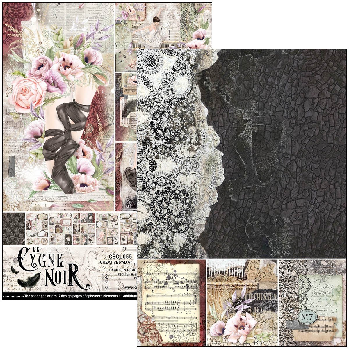 Cygne Noir Creative Pad A4 9/Pkg by Ciao Bella – All Paint Products