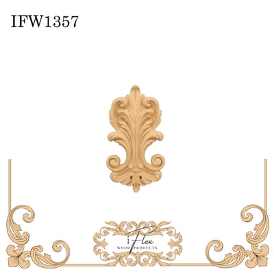 Decorative Column Applique IFW 1357