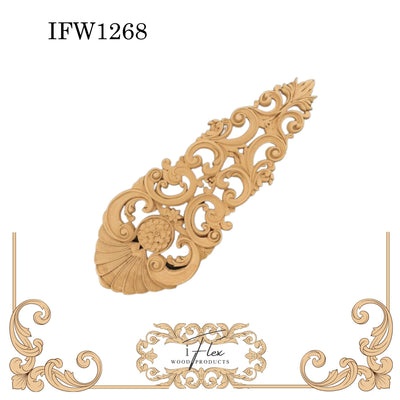 Decorative Scroll Column Moulding IFW 1268