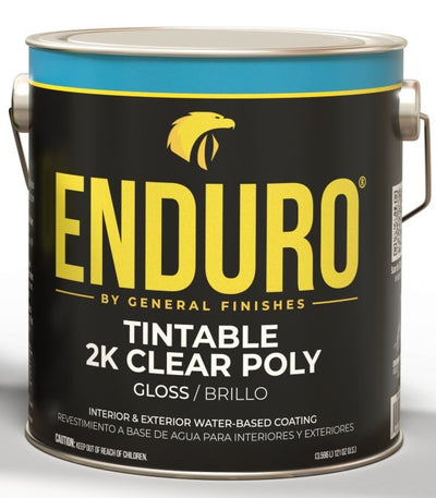 Enduro Tintable 2K Clear Poly Flat by General Finishes