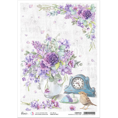 Everyday is a Fresh Start - A4 Rice Paper Sparrow Hill Ciao Bella Collection