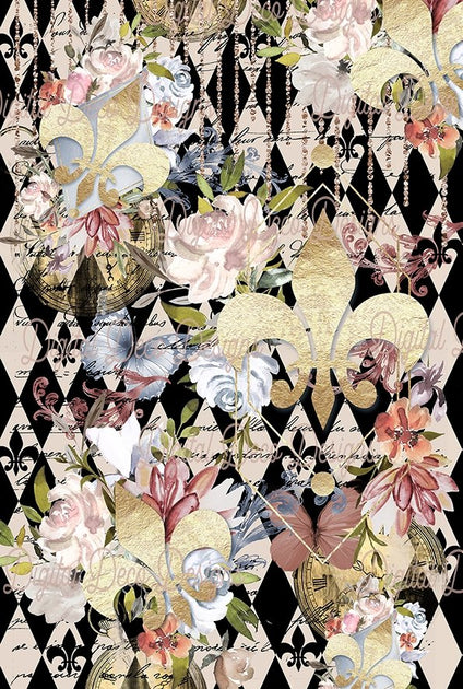 Fleur-De-Lis Seamless Patterns- 12 Digital Papers