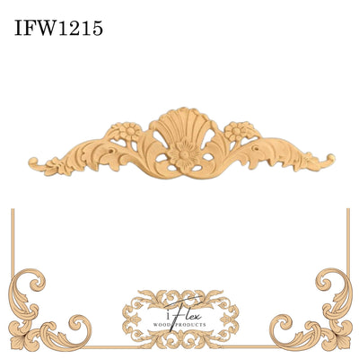Floral Pediment Centerpiece IFW 1215