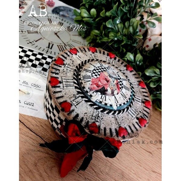 Follow The Rabbit Pack 1 A4 Decoupage Rice Paper Set of 6 Papers by AB