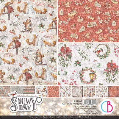 Memories of a Snowy Day Patterns Pad 12x12 8/Pkg by Ciao Bella