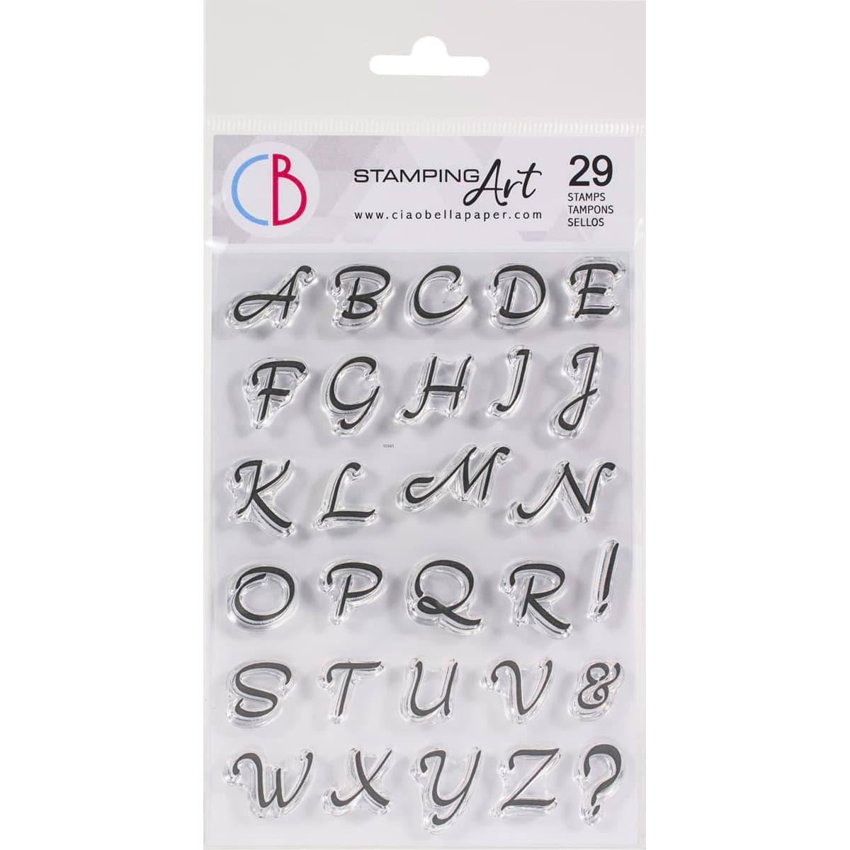 Script Alphabet Stamps