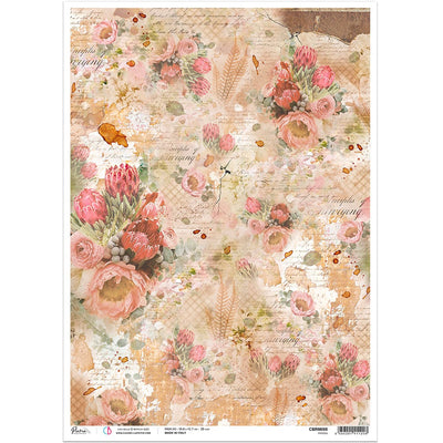 Protea - A3 Rice Paper The Muse Ciao Bella Collection