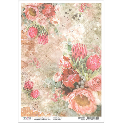 Protea - A4 Rice Paper The Muse Ciao Bella Collection