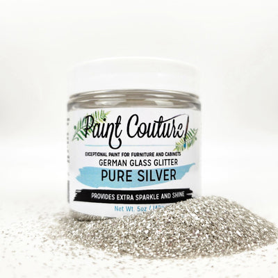 Pure Silver German Glass Glitter by Paint Couture