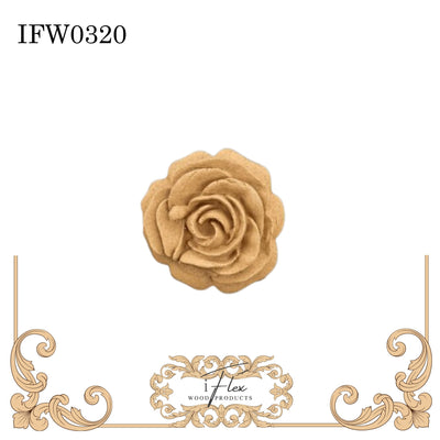 Rose Flower Moulding IFW 0320