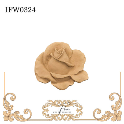 Rose Flower Moulding IFW 0324