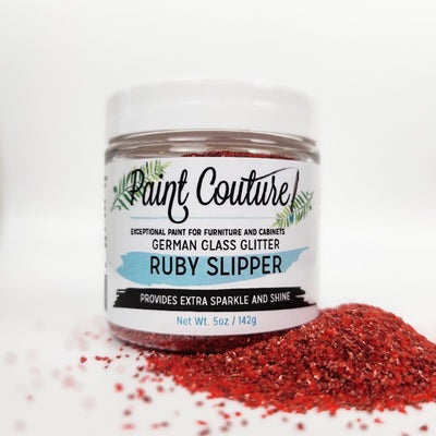 Ruby Slipper German Glass Glitter by Paint Couture