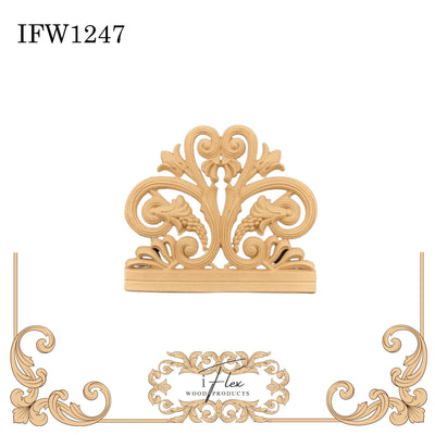 Scroll Centerpiece Moulding IFW 1247