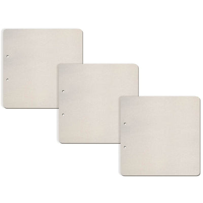 Square Shaped 3 Piece Set Scrapbooking Album Binding Pages