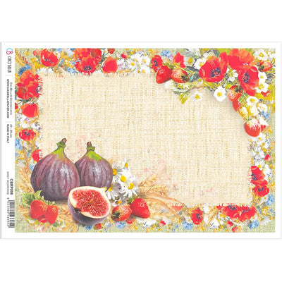 Sweet Countryside - A4 Rice Paper Under The Tuscan Sun Ciao Bella Collection