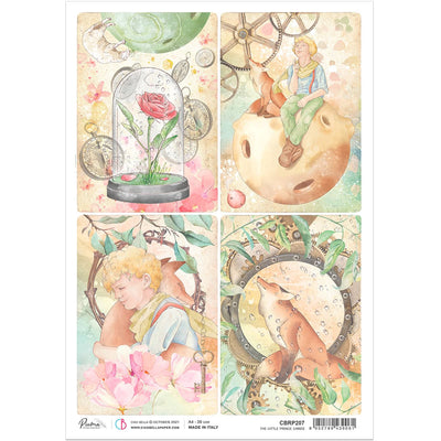 The Little Prince Cards - A4 Rice Paper The Little Prince Ciao Bella Collection