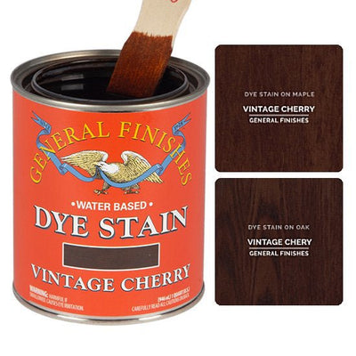 Vintage Cherry Dye Stain General Finishes