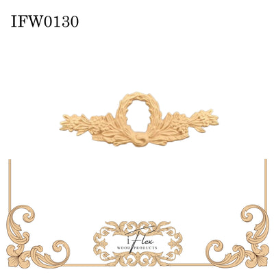 Wreath Applique IFW 0130