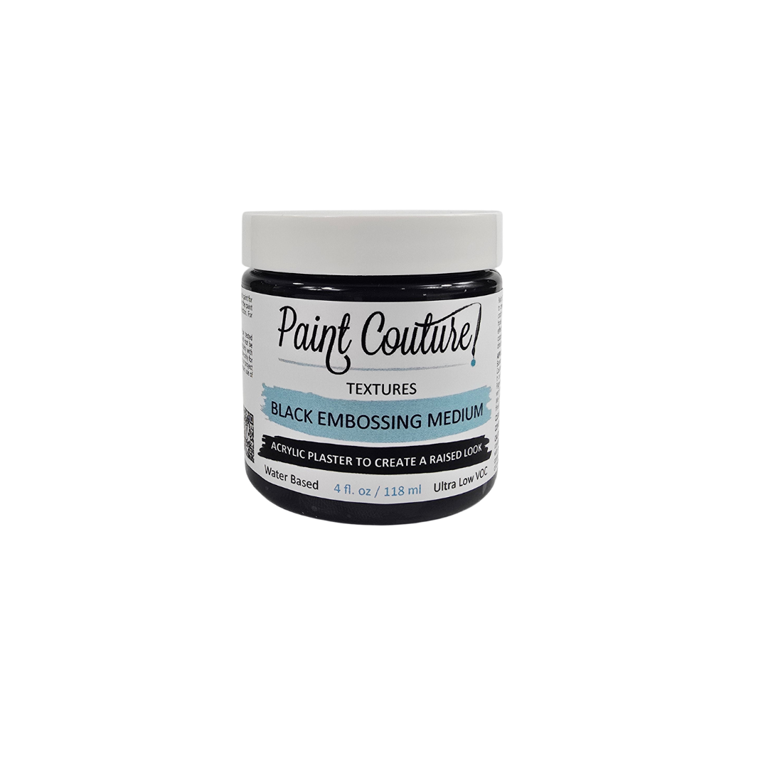 Black Embossing Medium Texture by Paint Couture – All Paint Products