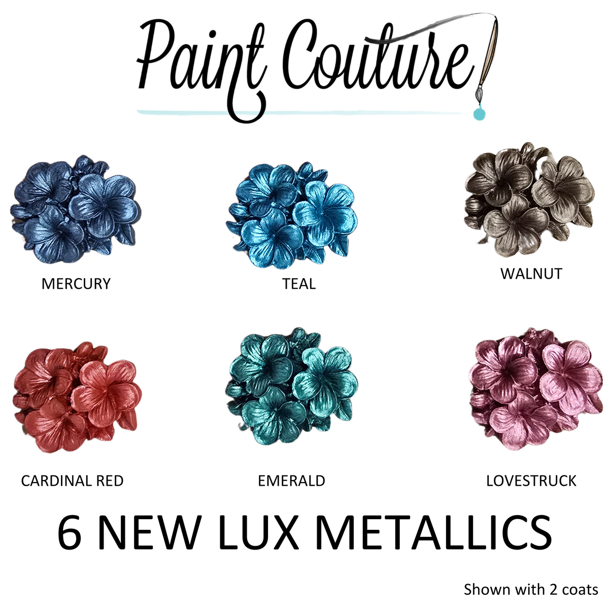 2oz Lux Metallic Bundle by Paint Couture (40 Colors) – All Paint Products