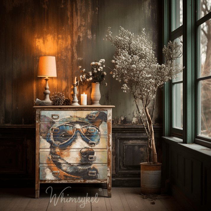 Rascal Dog Large Decoupage Tissue Paper from Whimsykel Designs – All ...