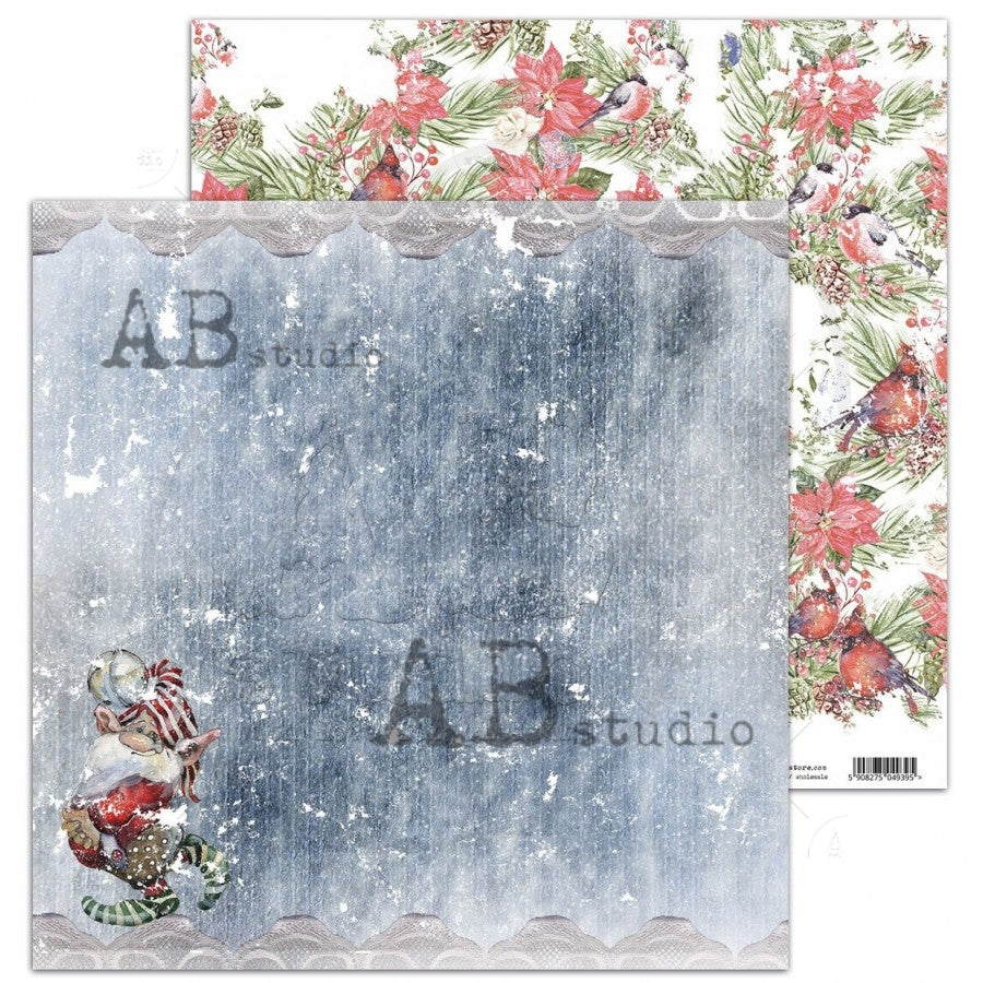 AB Studios Love for Old Things 8 Pgs 12x12 Scrapbook Set - TH Decor
