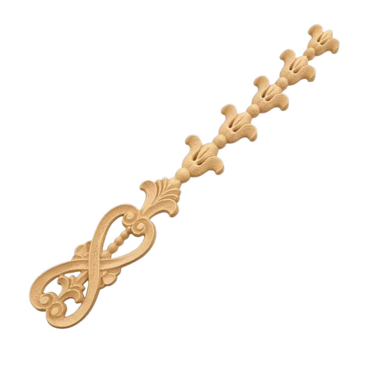Twisted Scroll Drop Decorative Applique IFW 2221 – All Paint Products