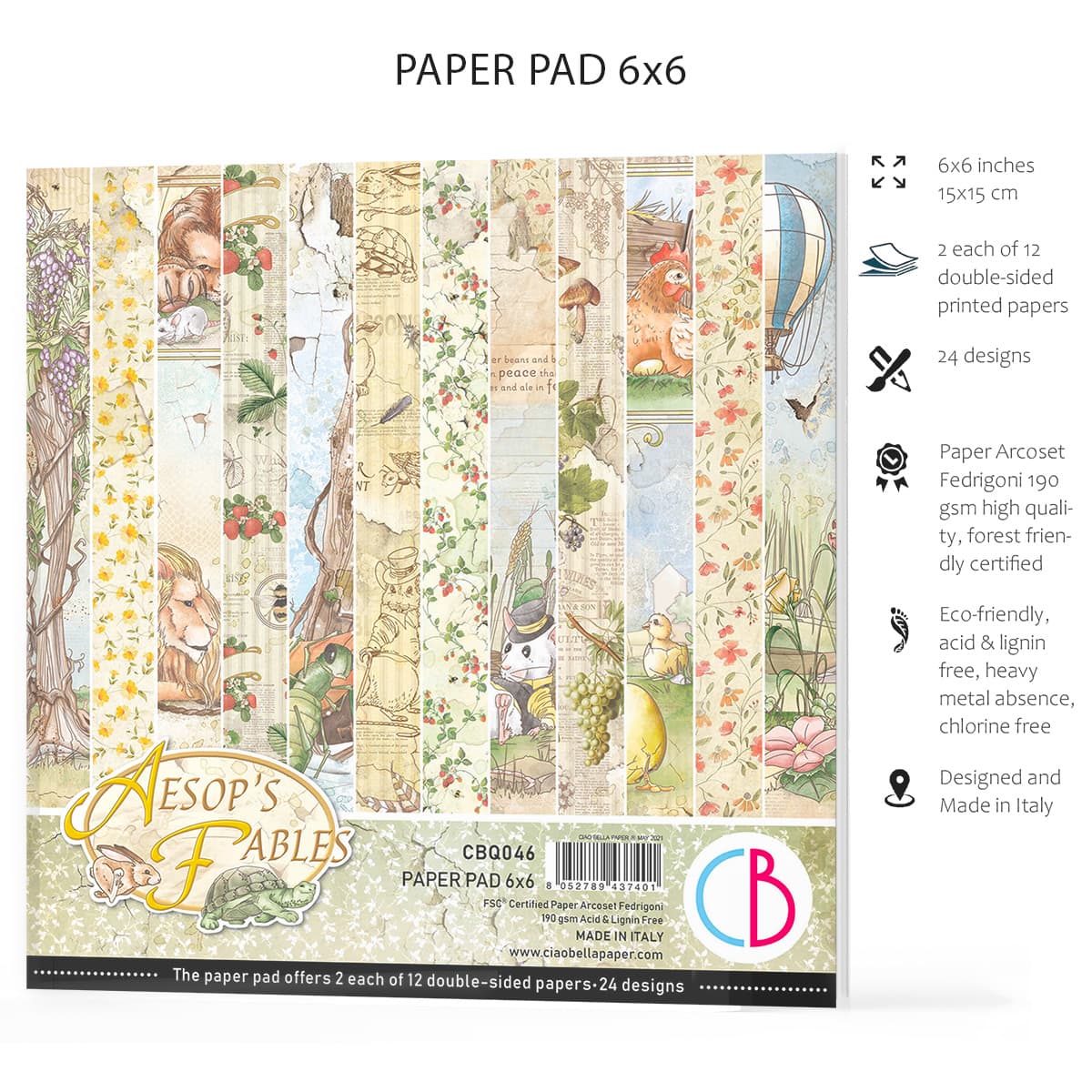 Paper Fable Paper Pad 6x6 – Tagged