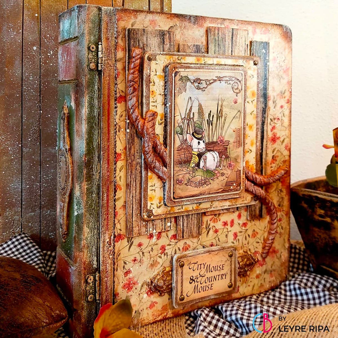 Ciao Bella Double-Sided Paper Pad 90lb 6"X6" 24/Pkg-Aesop's