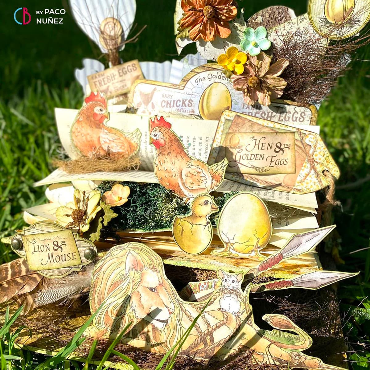 Paper Fable Aesop's Fables Paper Pad 12x12 12/Pkg by Ciao Bella – All Paint Products