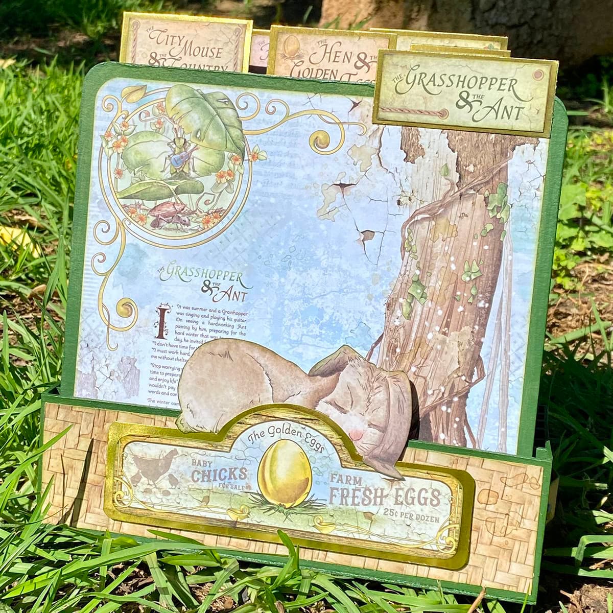Paper Fable Aesop's Fables Paper Pad 12x12 12/Pkg by Ciao Bella – All Paint Products