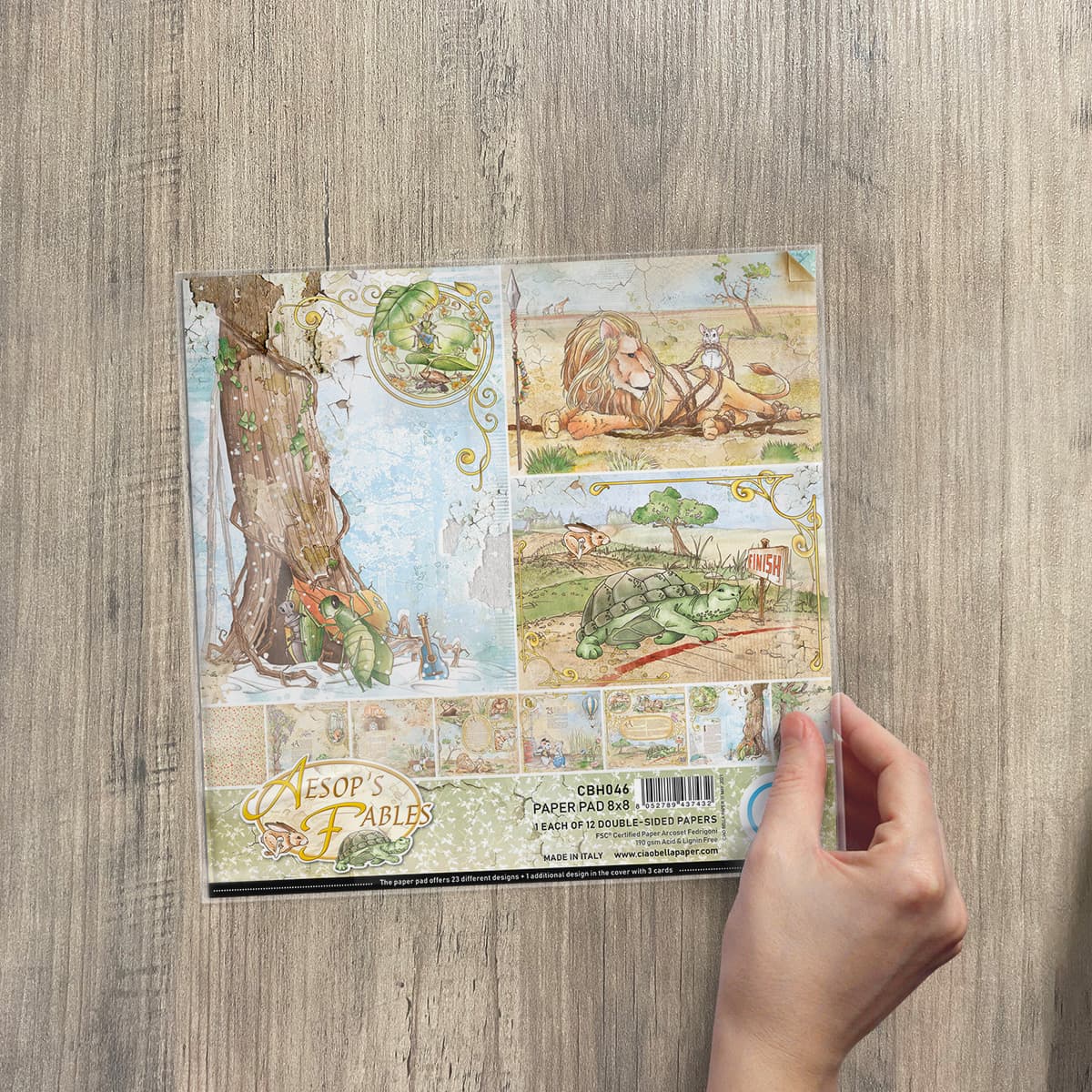Paper Fable Papercraft Paper Pad 8x8 – Tagged