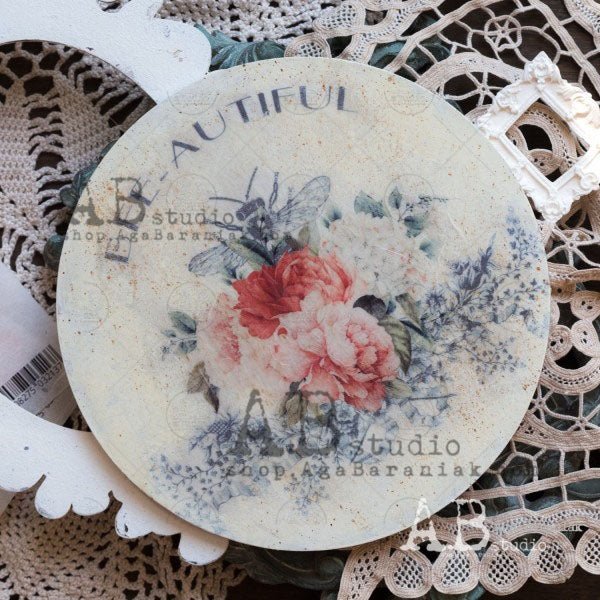 Beautifully Bee-autiful Decoupage Rice Paper A4 Item No. 0674 by AB St ...