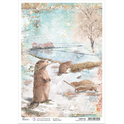 Beavers Tree Farm - A4 Rice Paper The Gift of Love Ciao Bella Collection