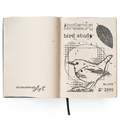 Bird Study Clear Stamp 4x6 by Ciao Bella Stamping Art