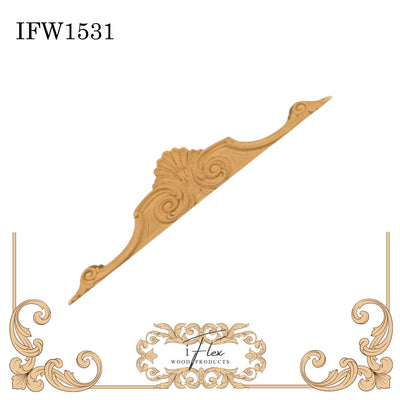 Center Pediment Applique IFW 1531