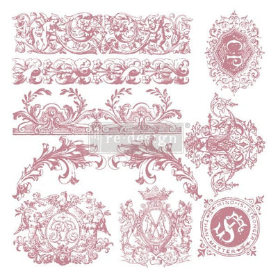 Chateau De Maisons Stamp Redesign Decor Clear-Cling Stamp
