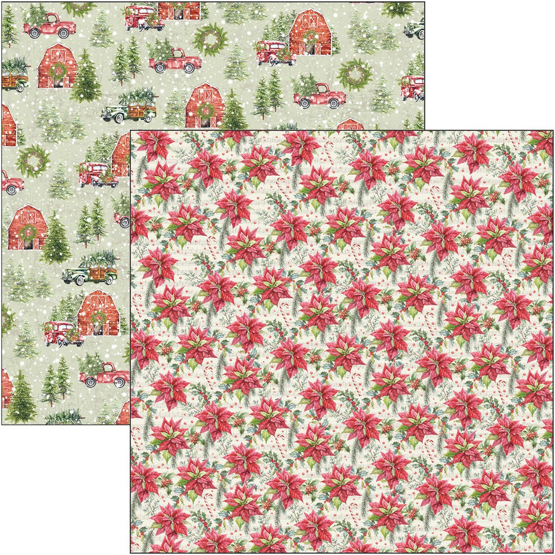 メロディママ & パンダパパ Christmas Vibes Paper Pad 8x8 12/Pkg by Ciao Bella – All