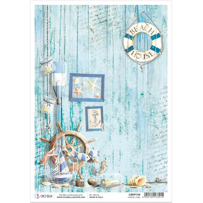 Coastal Living - A4 Rice Paper Sound of Summer Ciao Bella Collection