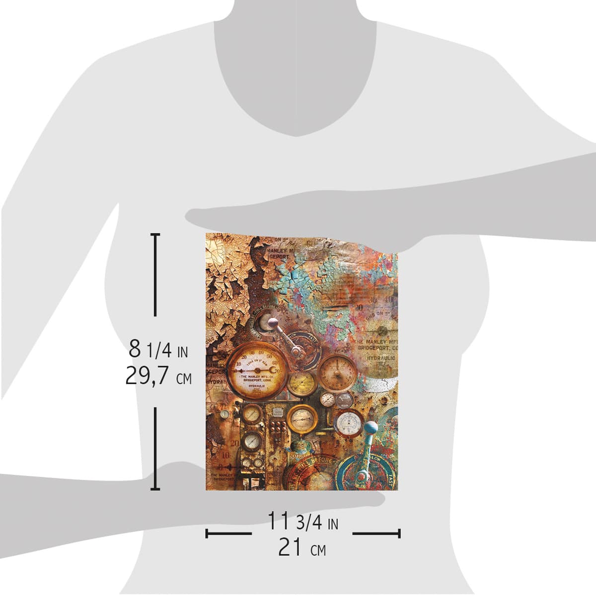 Collateral Rust Paper Collateral Rust - A4 Rice Paper Collateral Rust Ciao Bella Collection ...