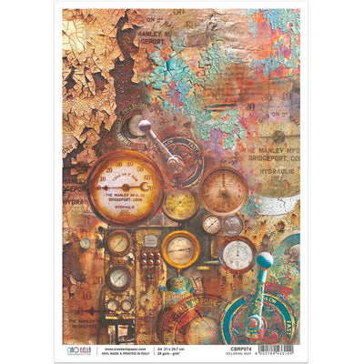 Collateral Rust - A4 Rice Paper Collateral Rust Ciao Bella Collection