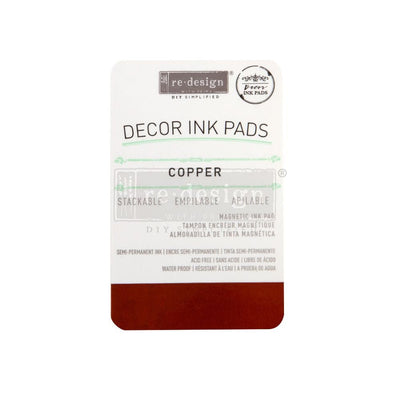 Copper Decor Ink Pad Redesign with Prima