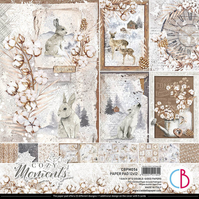Cozy Moments Paper Pad 12x12 12/Pkg by Ciao Bella