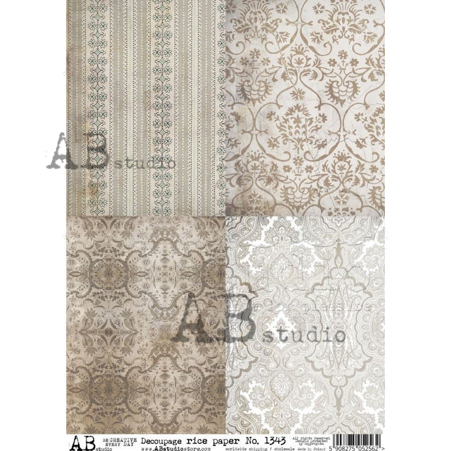 AB Studio Decoupage, Glam, Gilded and Scrapbooking Papers – Tagged ...
