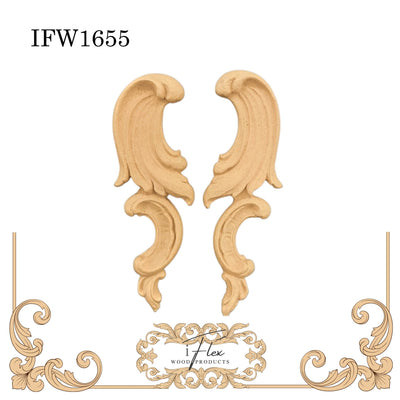 Decorative Applique Pair IFW 1655